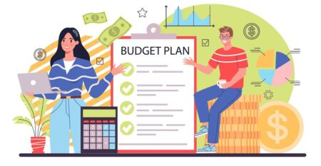 Budgeting concept. Idea of financial planning and well-being.